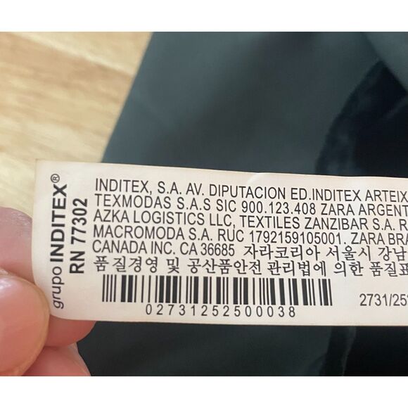 ZARA Woman Emerald Velvet Pullover Belted Knee Length Dress Size Medium - Picture 12 of 12